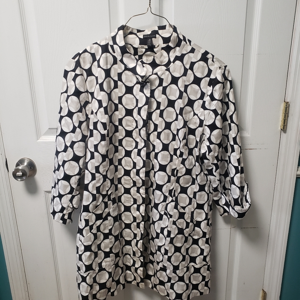 Madison knee length jacket